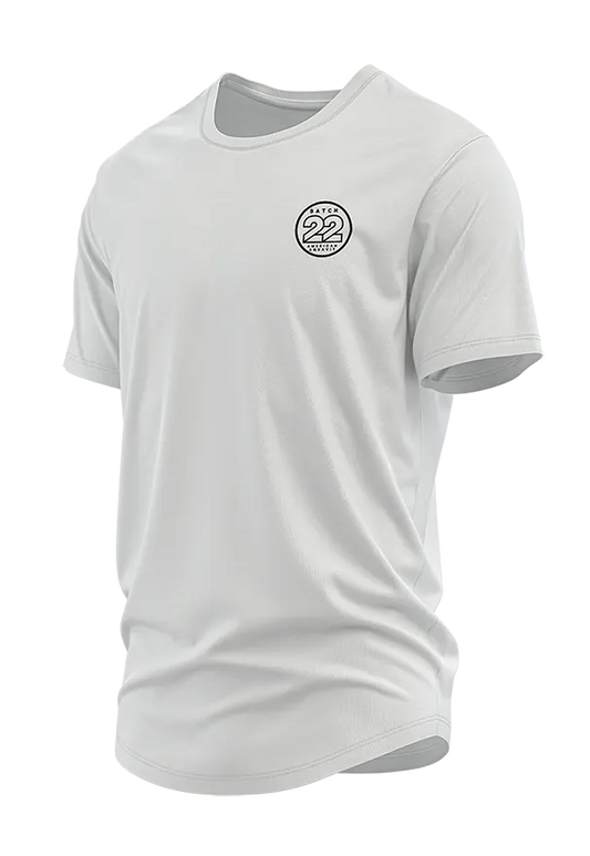 Batch 22 Signature White Logo Tee